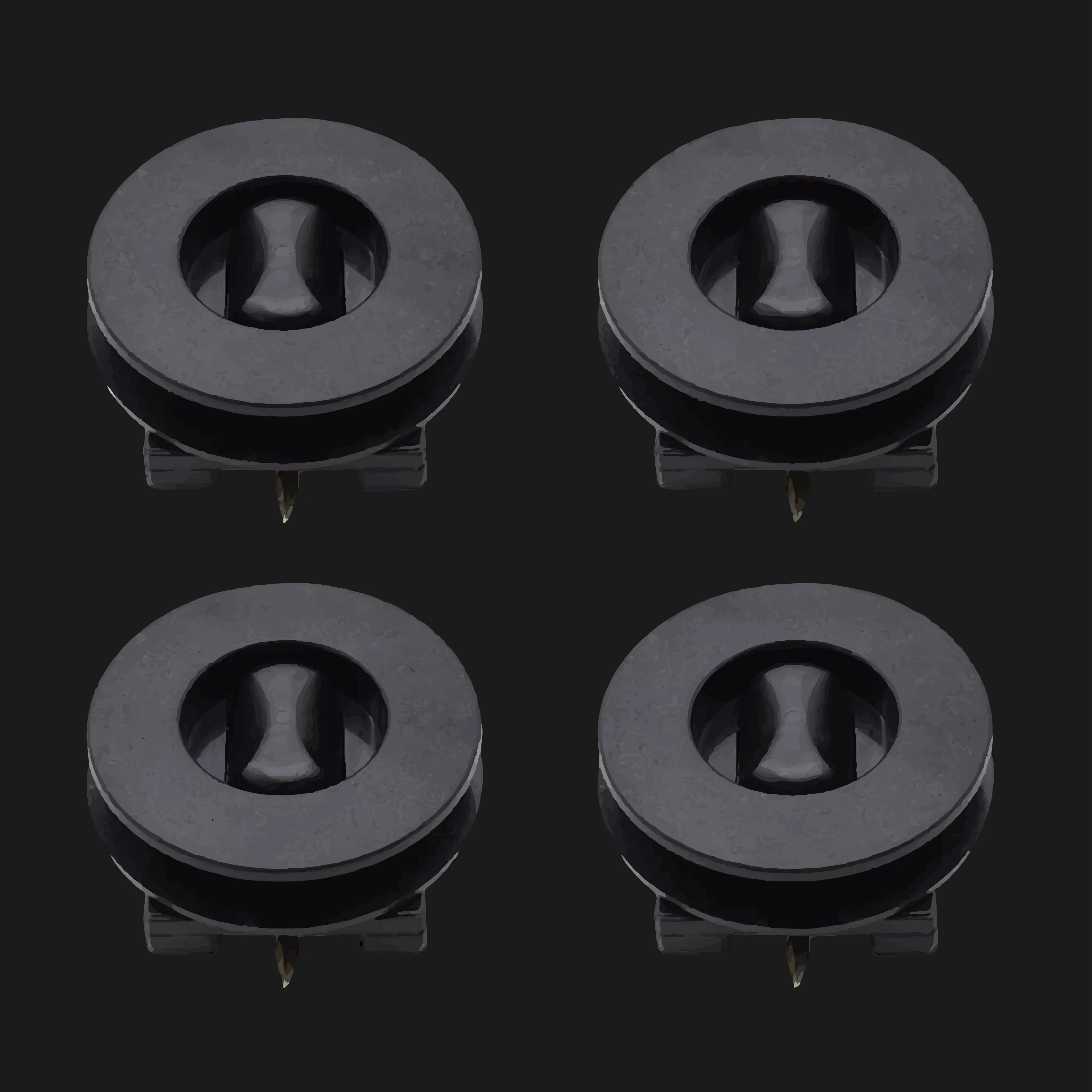 Retainers (Twist Lock System) - Set of 4