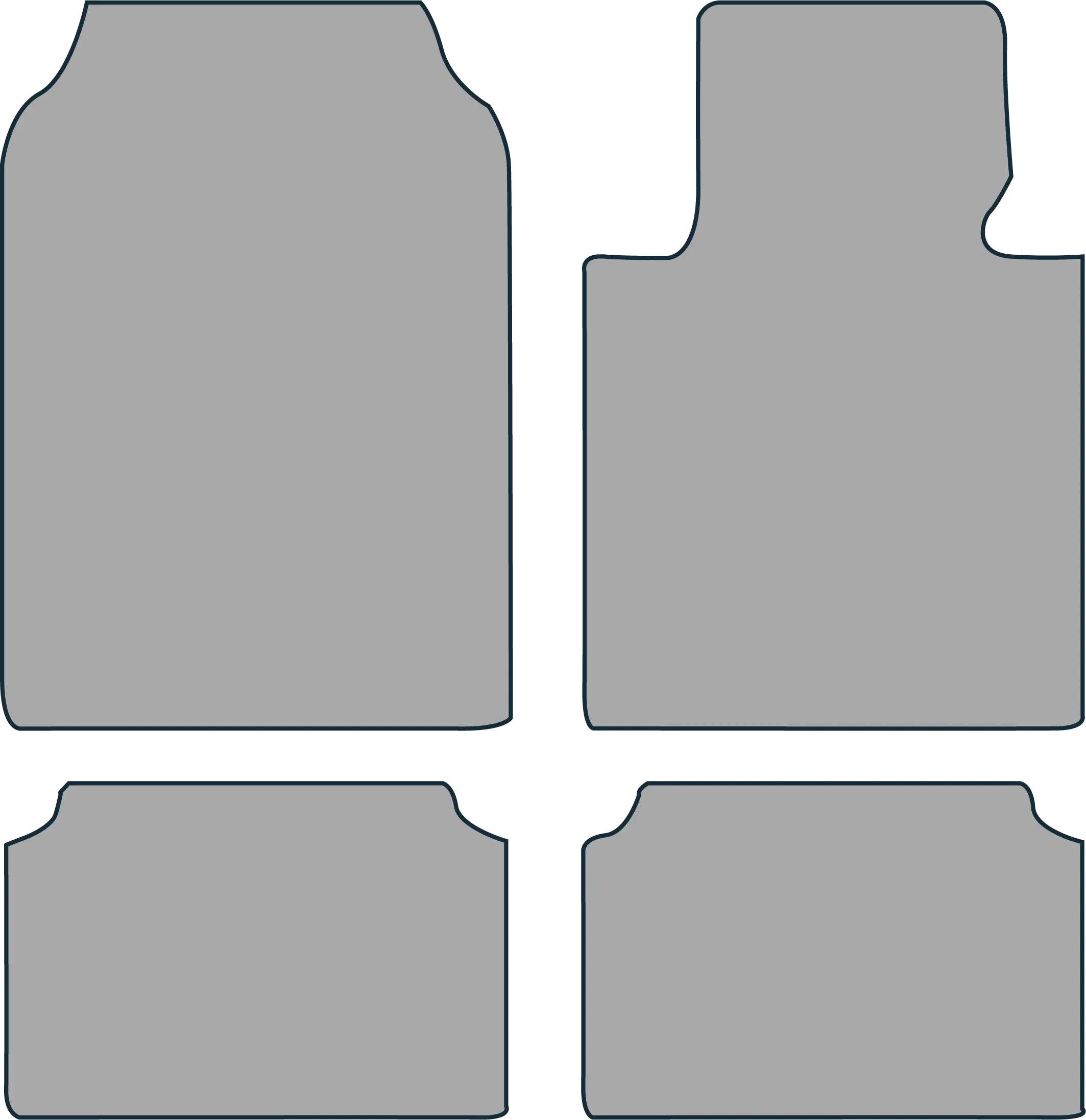 Floor Mounted Pedal Layout